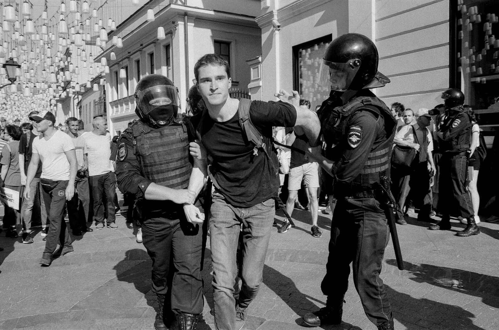 Gosha Bergal. Moscow protests 2019-2020. Untitled