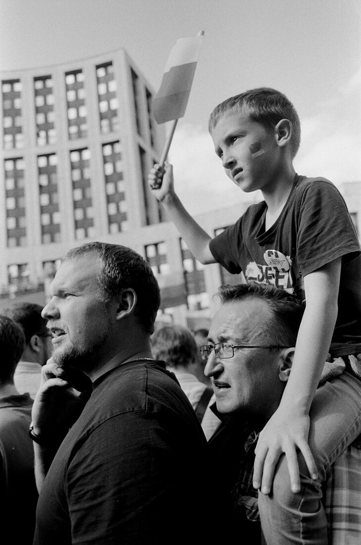 Gosha Bergal. Moscow protests 2019-2020. Untitled