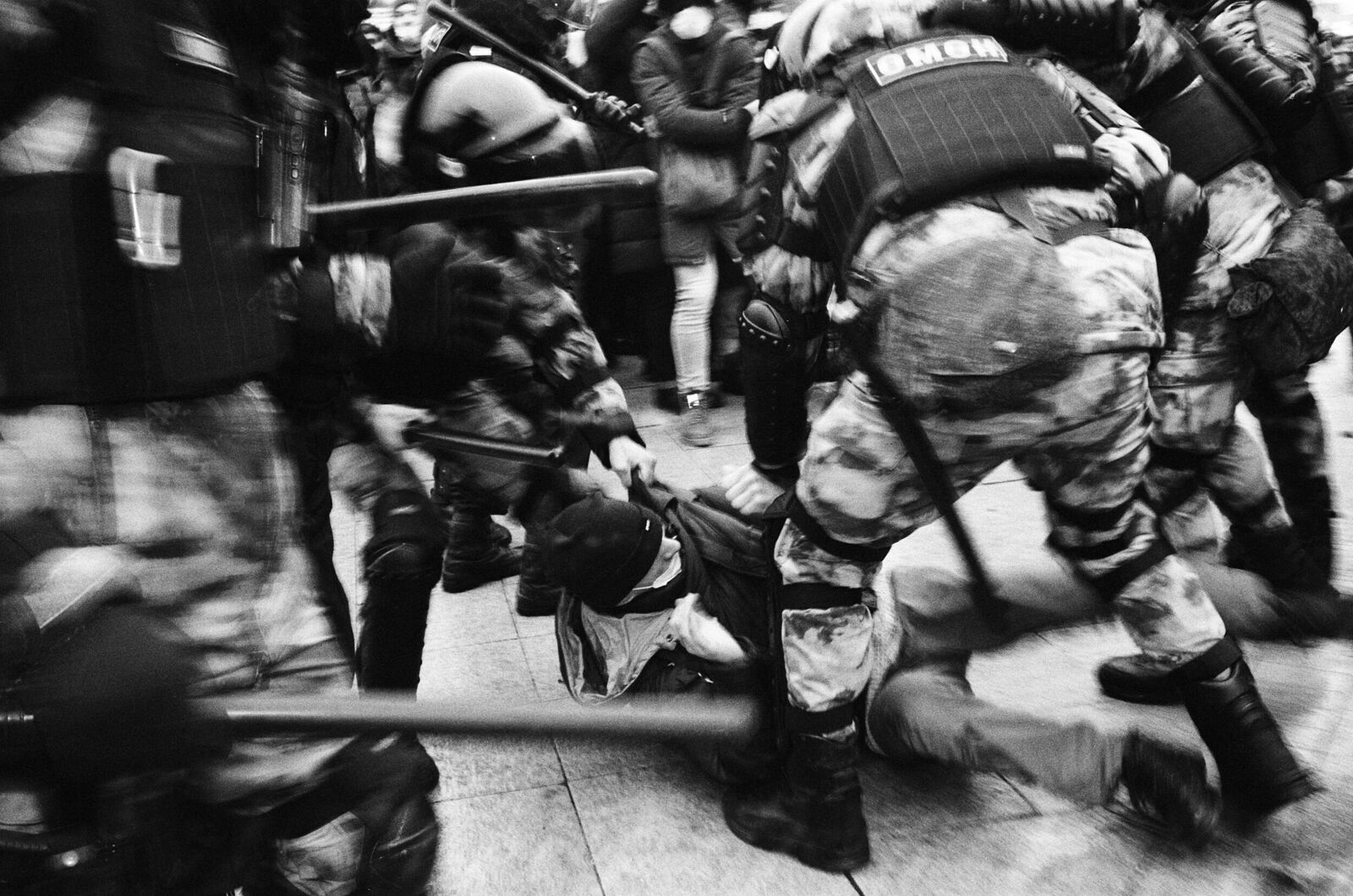 Gosha Bergal. Moscow protests 2019-2020. Untitled