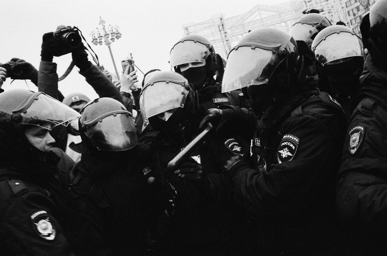 Gosha Bergal. Moscow protests 2019-2020. Untitled