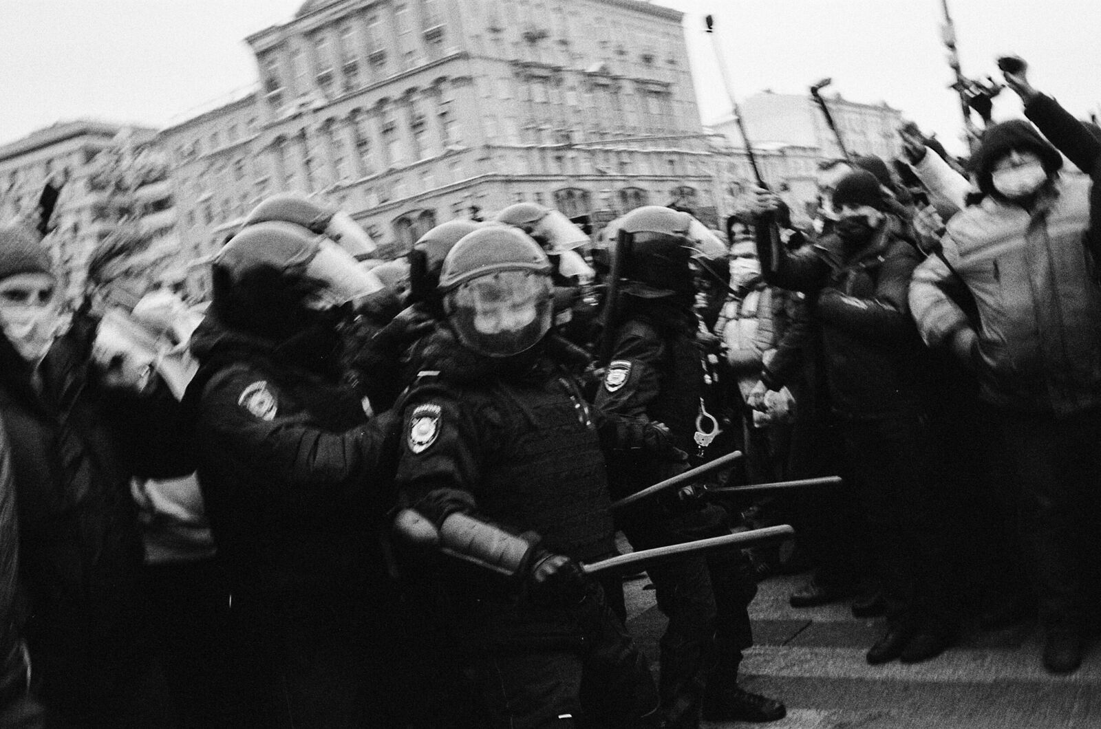 Gosha Bergal. Moscow protests 2019-2020. Untitled